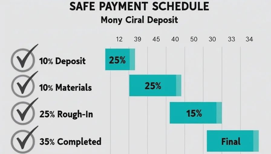 Safe milestone-based contractor payment schedule.