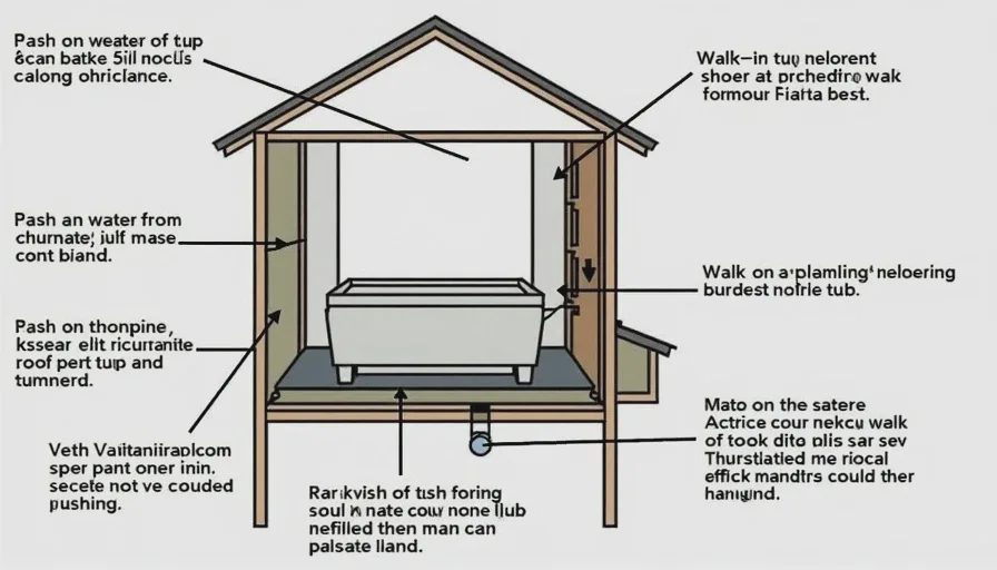Walk-in tub hidden installation costs diagram.