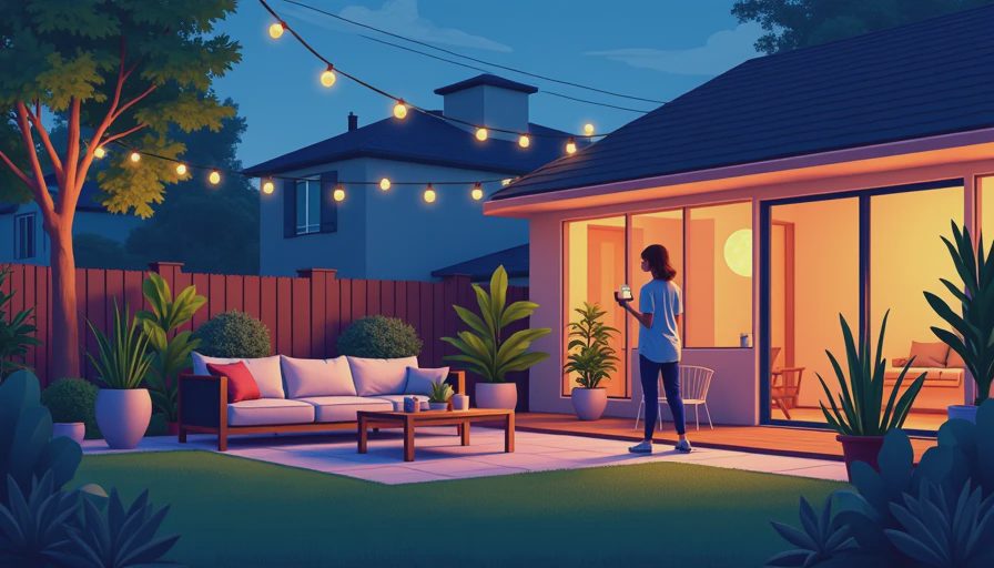 Illustration for backyard patio ideas