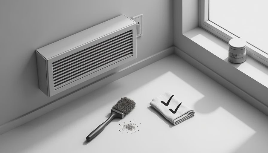 Visual context for how to clean baseboard heaters