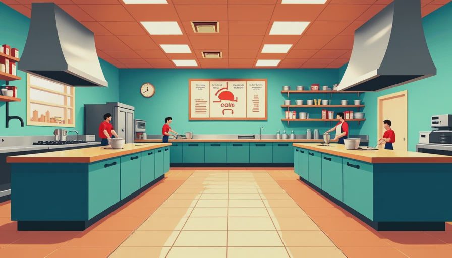 Visual context for industrial kitchen