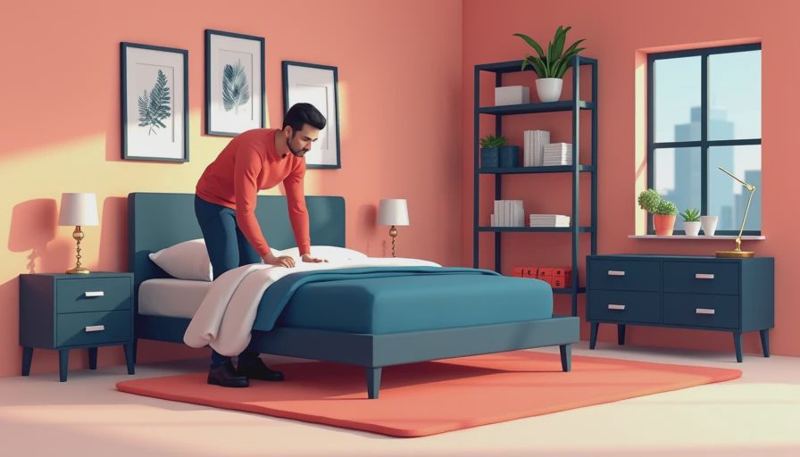 Visual context for masculine bedroom design ideas
